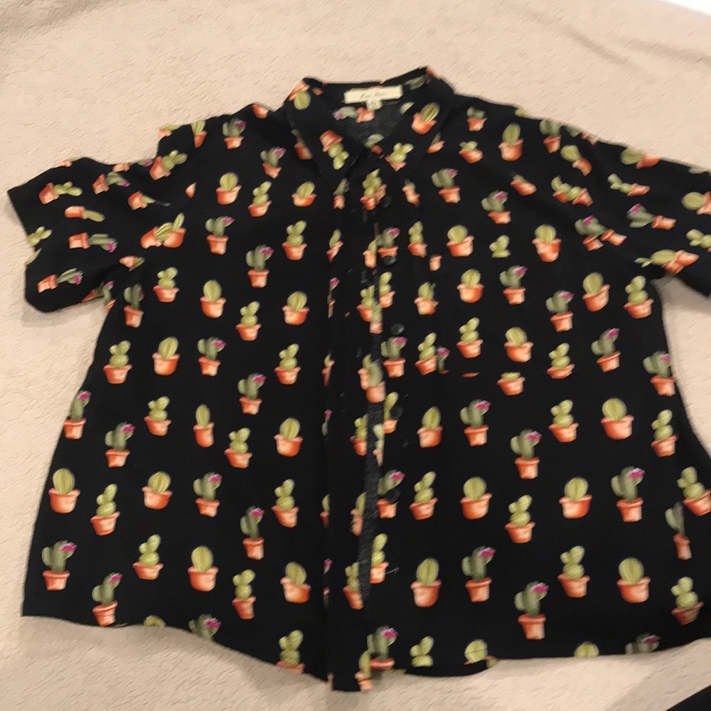 Button down t-shirt